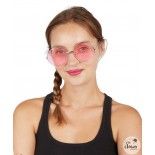 P'TIT Clown re35267 - Lunettes hippie ronde rose