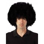 P'TIT Clown re36200 - Perruque BIG AFRO crépue, noire