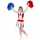 Déguisement Pompom girl 140cm LUXE, 8-10 ans