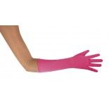 Gants longs 40 cm fuchsia, adulte