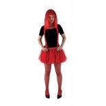 P'TIT Clown re39901 - Tutu en tulle doublé rouge