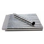 Party Pro 4017022, Lot de 50 Sarbacanes ARGENT