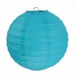 SANTEX 4312-8, Sachet de 2 lanternes M 20cm, Turquoise