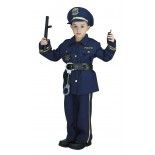 P'TIT Clown re44110 - Déguisement enfant Policier taille 10/12 ans