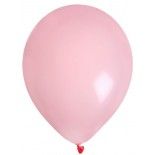 Sachet de 8 ballons latex 23cm unis, Rose