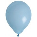 Sachet de 8 ballons latex 23cm unis, Ciel