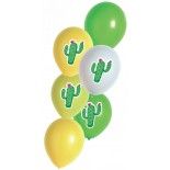 Sachet de 6 ballons Cactus