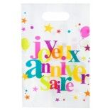 Lot de 10 sacs Joyeux Anniversaire FESTIF, multicolore