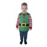 P'TIT Clown re48133, Pull de Noël enfant Elfe, taille 4/6 ans