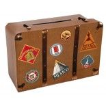 Petite tirelire VALISE Voyage vintage