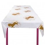 Nappe plastique rectangle Licorne