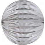 Party Pro 50216M, Lampion rond Gris 20 cm