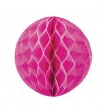 Party Pro 50231L, Boule alvéolée fuchsia 30 cm