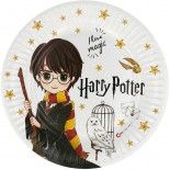 Paquet de 8 Assiettes Harry Potter I Love Magic 23 cm