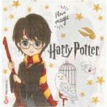 Sachet de 20 Serviettes Harry Potter I Love Magic 33x33cm