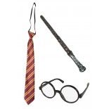 P'TIT Clown re50533 - Set de sorcier baguette, lunettes et cravate