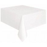 Nappe plastique rectangle blanche