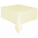 Nappe plastique rectangle ivoire