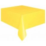 Nappe plastique rectangle jaune