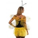 Set Ailes d'abeille + serre-tête - 90 x 45 cm 