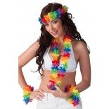 Set Hawaï (collier, bandeau et 2 bracelets)