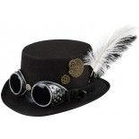 Chapeau Steampunk NOIR