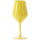 BOITE de 6 Verres Wine Cocktail à pied 47cl incassables, Jaunes