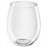 BOITE de 6 Verres à eau Water 39cl arrondis incassables, Transparents