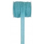 SANTEX 5504-6, Ruban naturel Coton 10 mm Bleu ciel