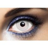 P'TIT Clown re55501 - Lentilles de contact fantaisie, œil blanc, la paire