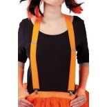 P'TIT Clown re56005 - Bretelles, largeur 3.5 cm, Orange fluo