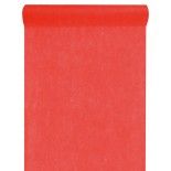 Chemin de table en intissé 25 METRES, Rouge