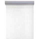 SANTEX 5703-1-30, Chemin de table Plumetis, Blanc