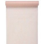 Chemin de table Plumetis, Corail