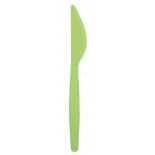 Sachet de 20 COUTEAUX easy 18,5cm plastique, Vert