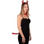 P'TIT Clown re60125 - Set de diable rouge