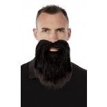 P'TIT Clown re60291 - Moustache + barbe raide, noire