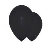 P'TIT Clown re61104, Sachet de 10 ballons 30 cm, Noir