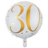 Sachet de 1 ballon alu Age 30 ans