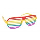 P'TIT Clown re62838 - Lunettes barreaux multicolores arc-en-ciel