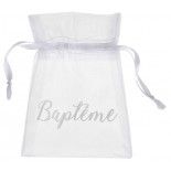 SANTEX 6339-1, Sachet de 6 Bourses Baptême, Blanc