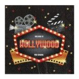 Sachet de 20 SERVIETTES de table Hollywood