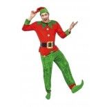 P'TIT Clown re66566 - Costume adulte lutin, Elf homme, feutrine, taille L/XL