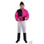 P'TIT Clown re66623 - Déguisement de Jockey adulte taille S/M