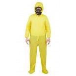 P'TIT Clown re66682 - Déguisement chimiste danger biologique adulte taille S/M