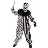 P'TIT Clown re66759 - Déguisement de clown arlequin horreur taille L/XL