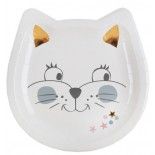 SANTEX 6691-99, Sachet de 10 Assiettes Kitty party 18 cm