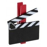 Sachet de 6 Clap marque-places Hollywood sur pince