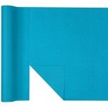 Chemin de table Airlaid voie sèche luxe prédécoupé, Bleu Aqua