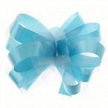 SANTEX 70178-8 - Sachet de 5 noeuds automatiques tulle turquoise